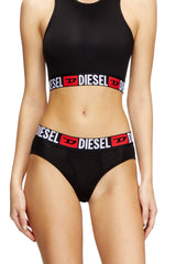 Women's Three-pack briefs with maxi-logo waist Black