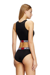 Women's Three-pack briefs with maxi-logo waist Black