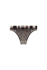 Women's Briefs in denim-effect jersey Black