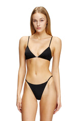 Women's Microfibre bralette with Oval D detail Black