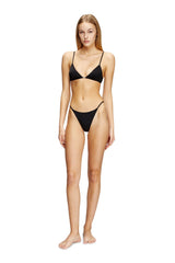 Women's Microfibre bralette with Oval D detail Black