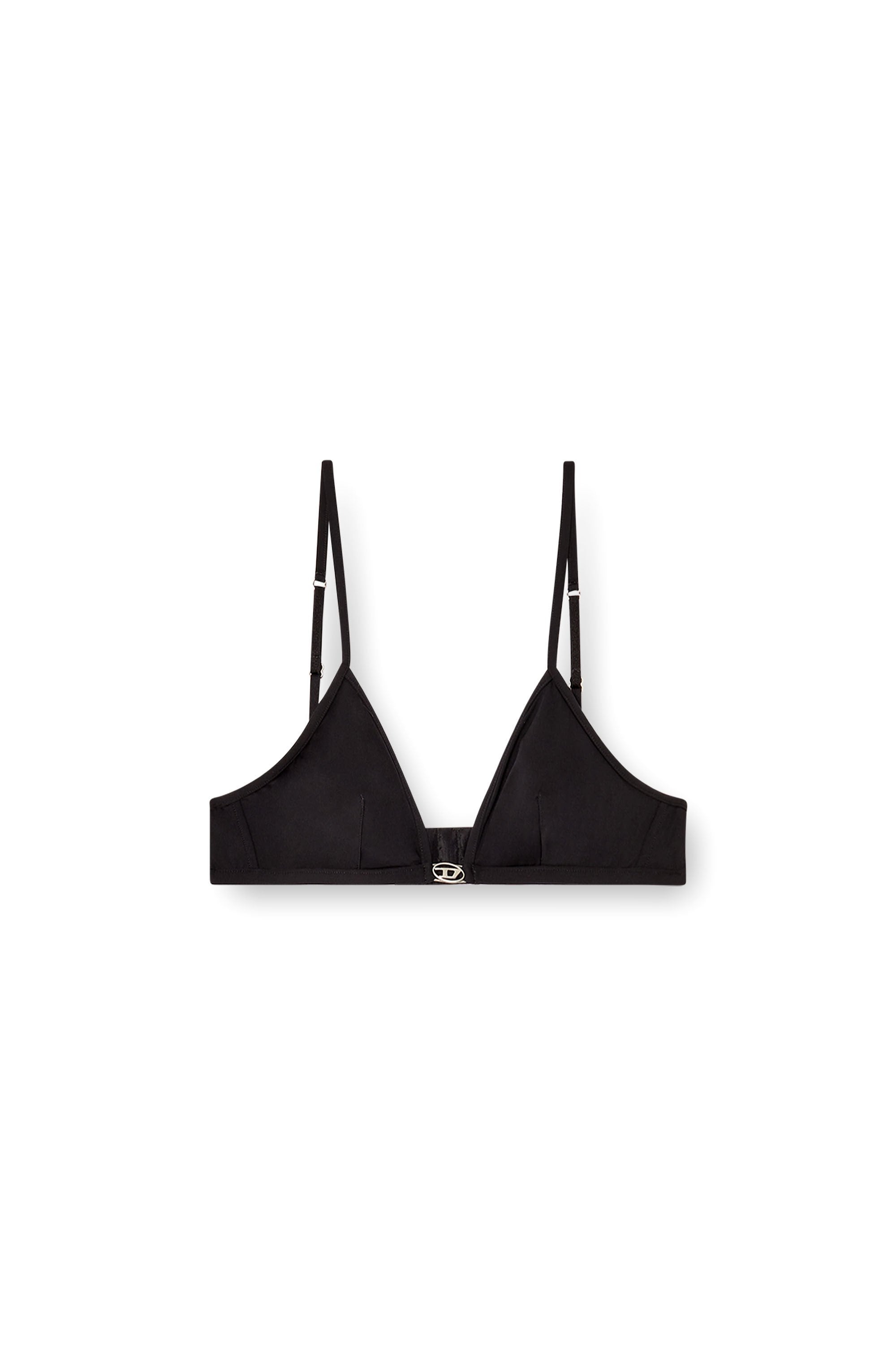 Women's Microfibre bralette with Oval D detail Black
