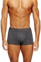Men's Stretch-cotton boxers with tonal print Grey