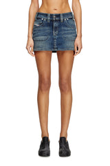 Women's Mini skirt in Rehab denim Blue