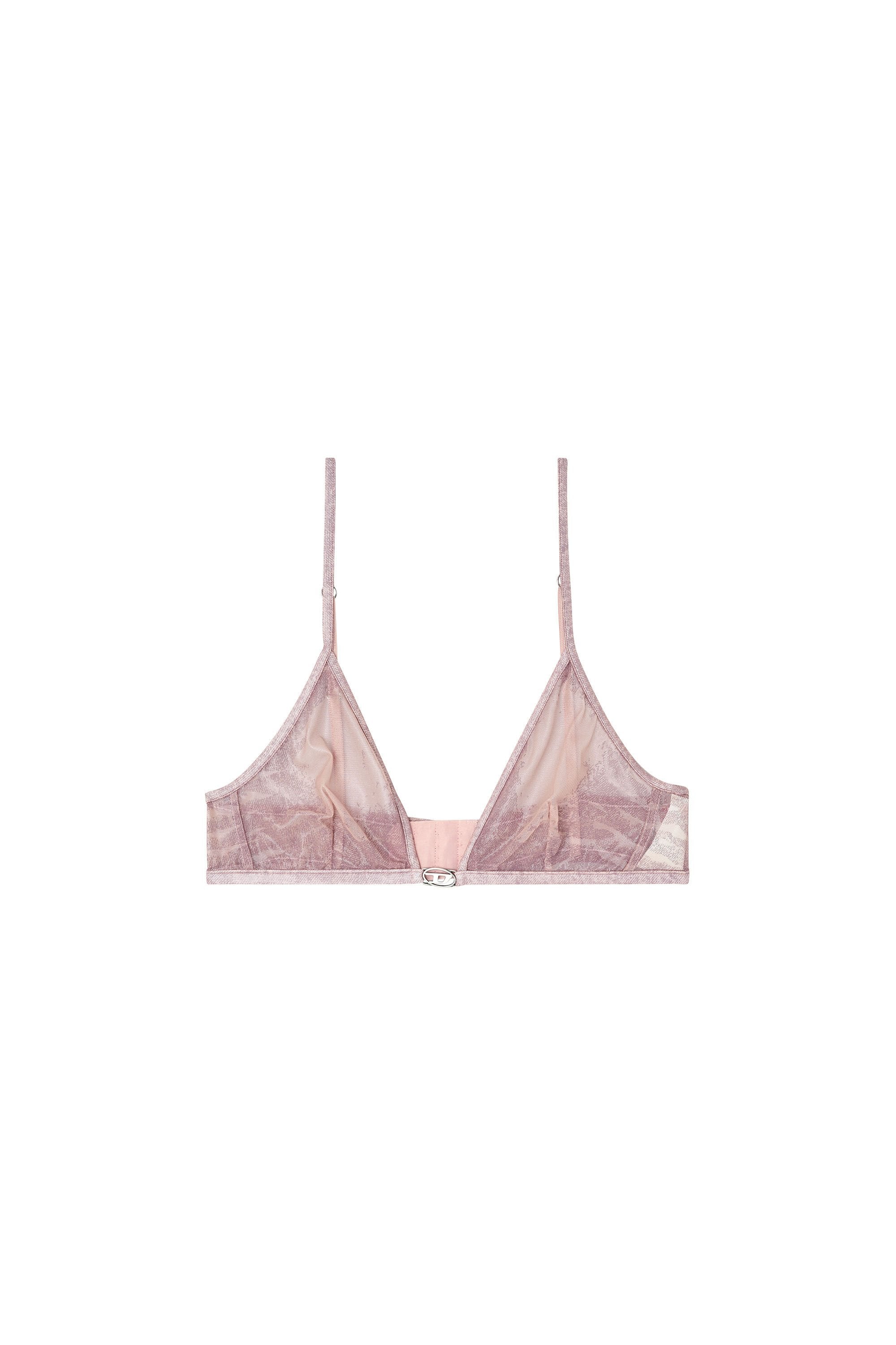 Women's Triangle nylon bra Pink