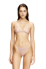 Women's Wireless bra with central Oval D Pink