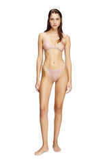 Women's Wireless bra with central Oval D Pink