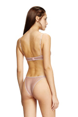 Women's Wireless bra with central Oval D Pink