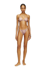 Women's Nylon briefs with logo Black