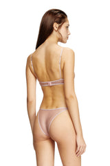 Women's Metallic briefs with Oval D detail Pink