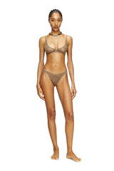 Women's Briefs in camo lace Brown