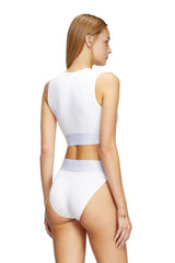 Women's Three-pack briefs with cut-off logo Black