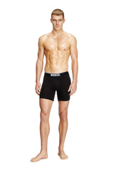 Men's Three-pack stretch cotton boxer briefs Black