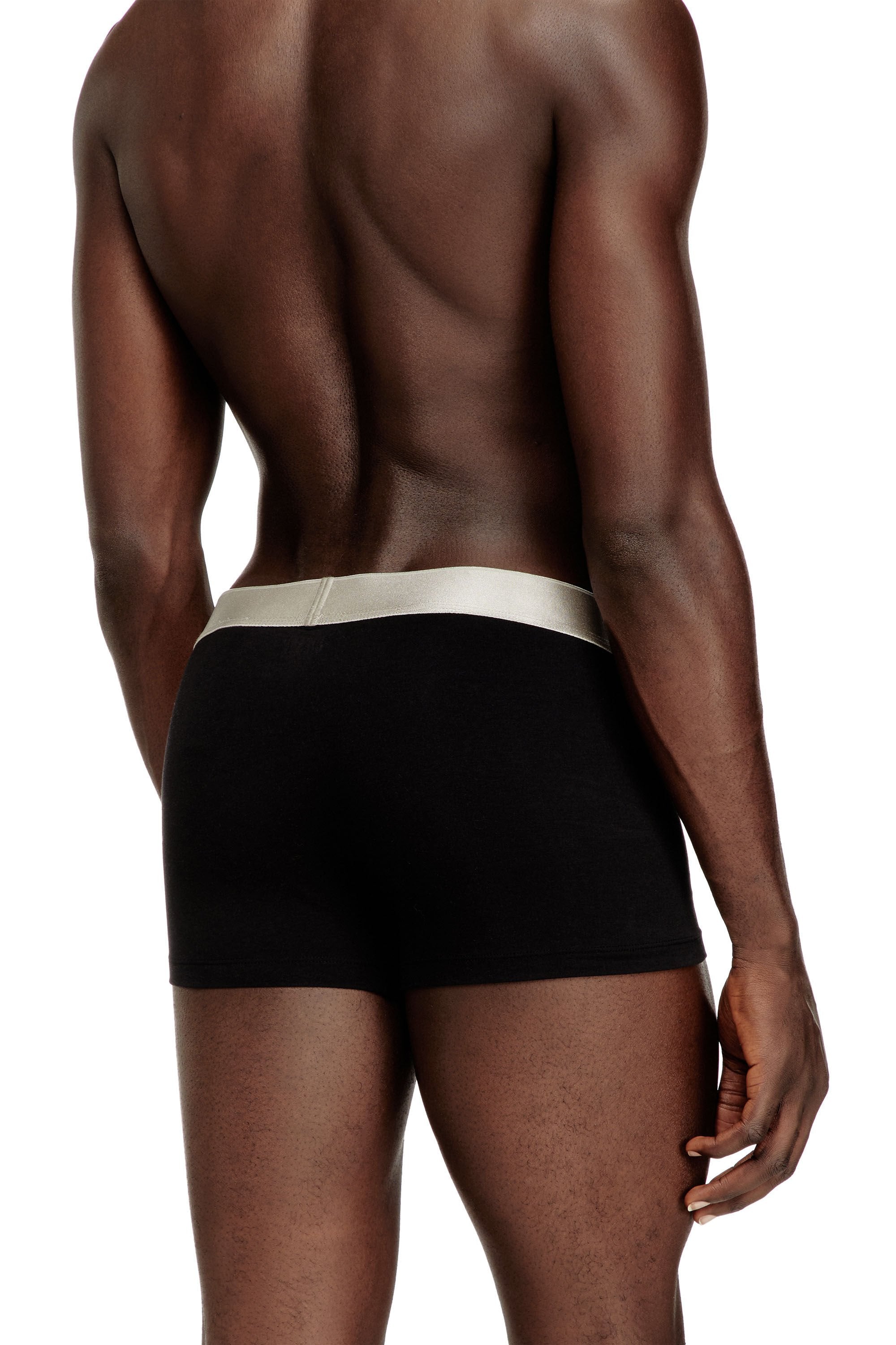 Men's Three-pack boxer briefs with small logo waistband Black
