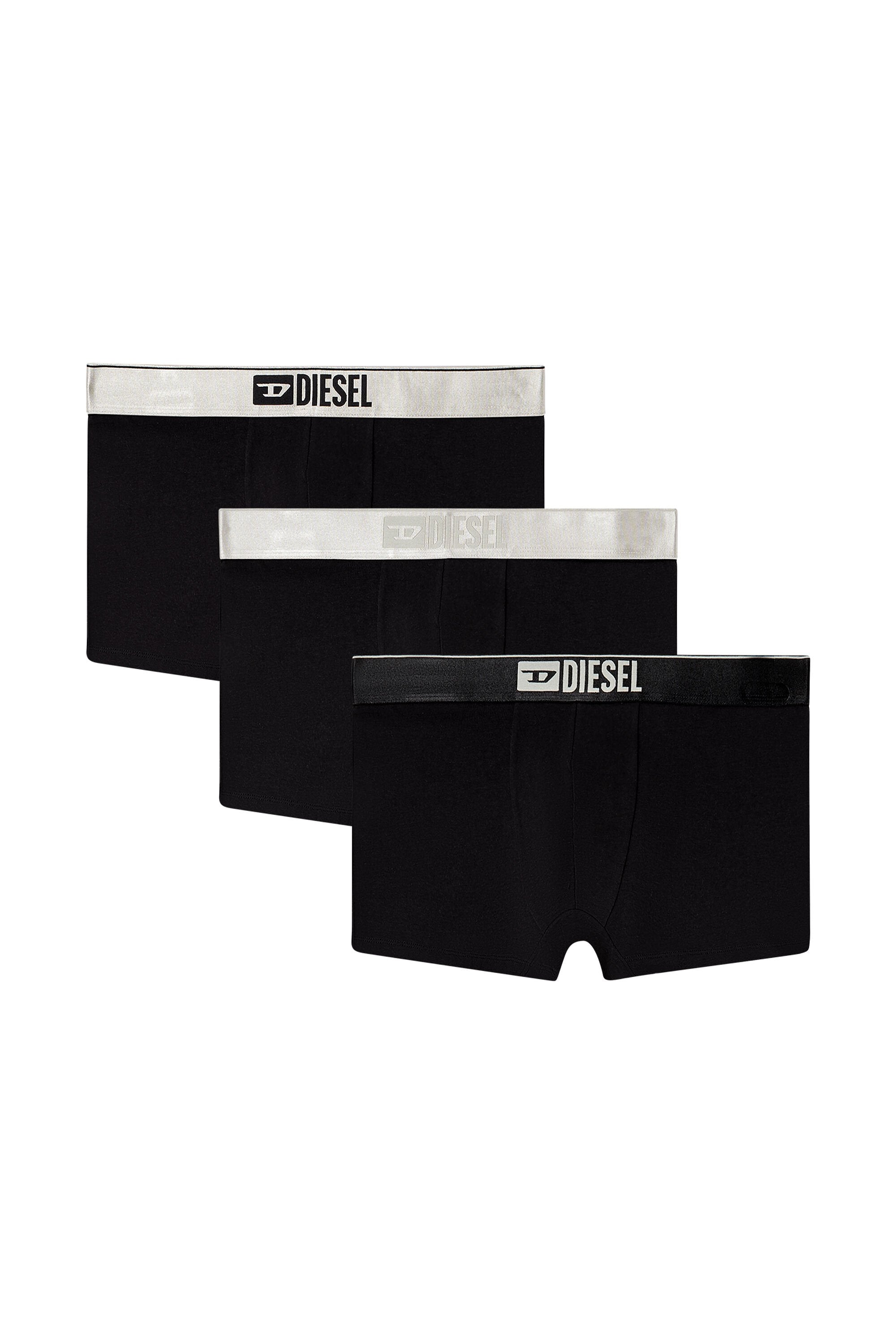 Men's Three-pack boxer briefs with small logo waistband Black