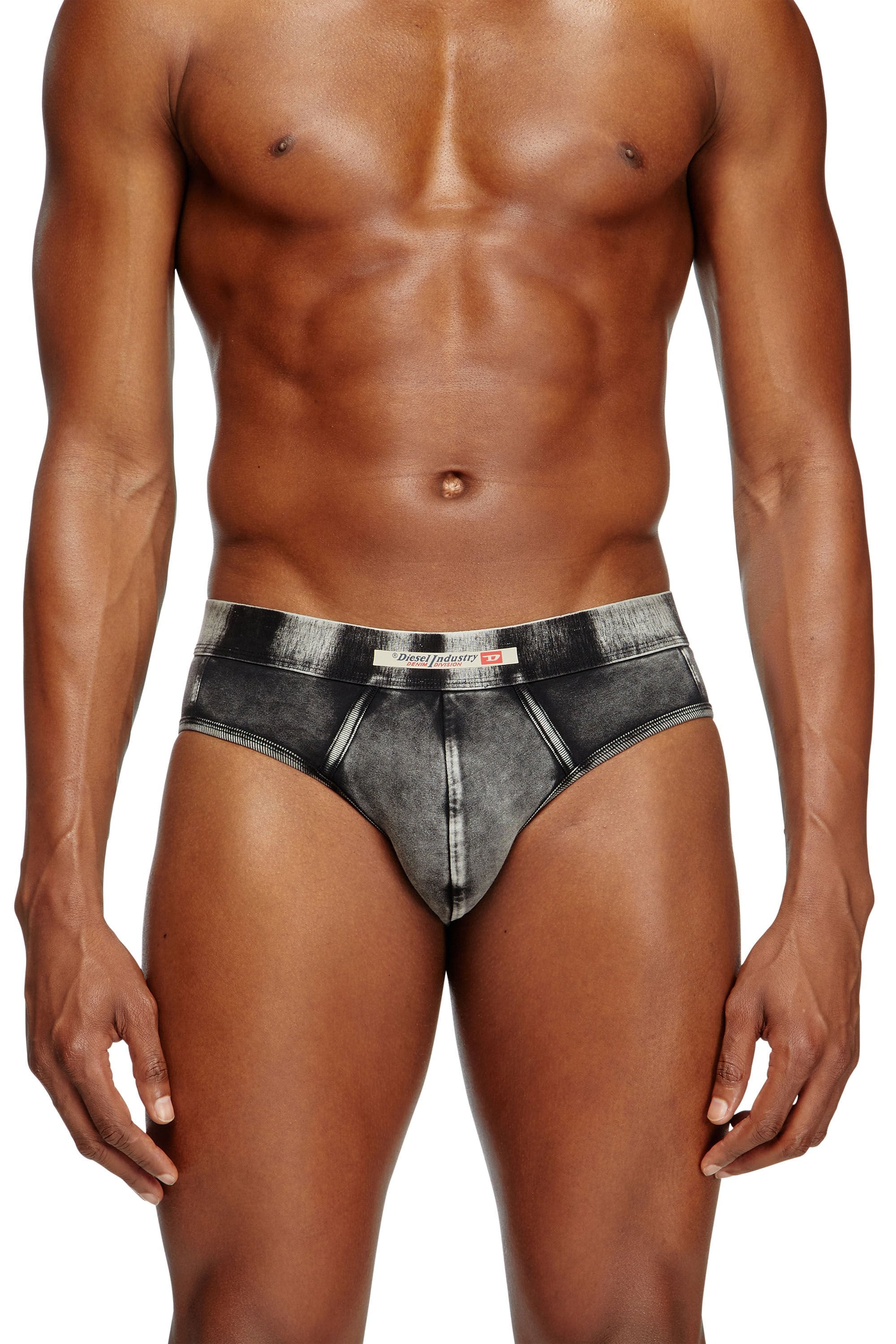 Men's Denim-effect briefs Black