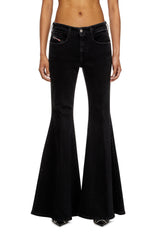 Women's Flare Jeans Black/Dark grey 1970 D-Bleess