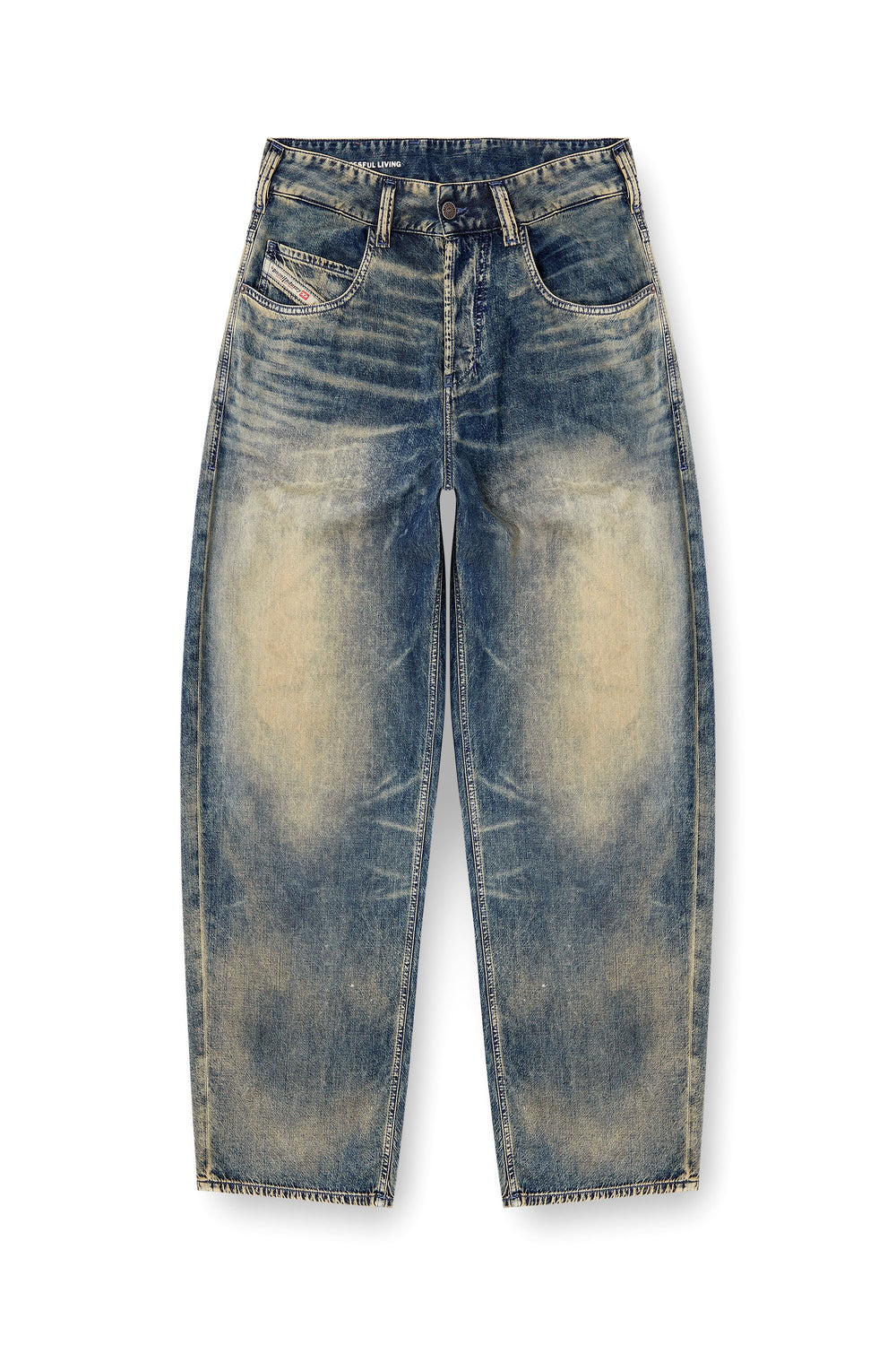 Men's Relaxed Jeans Medium blue 1997 D-Enim-M