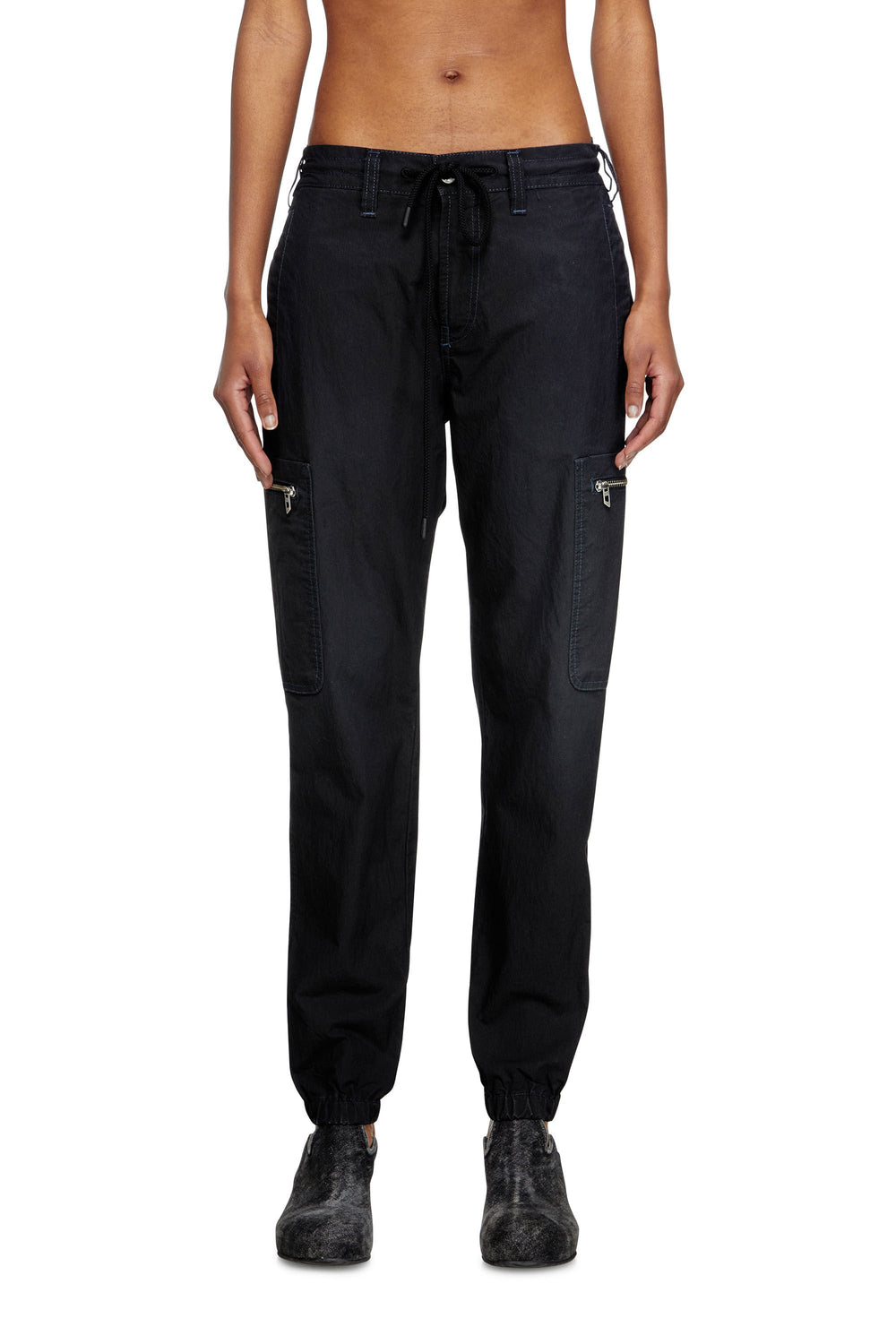 Women's Slim Jeans Black/Dark grey D-Lab JoggJeans®