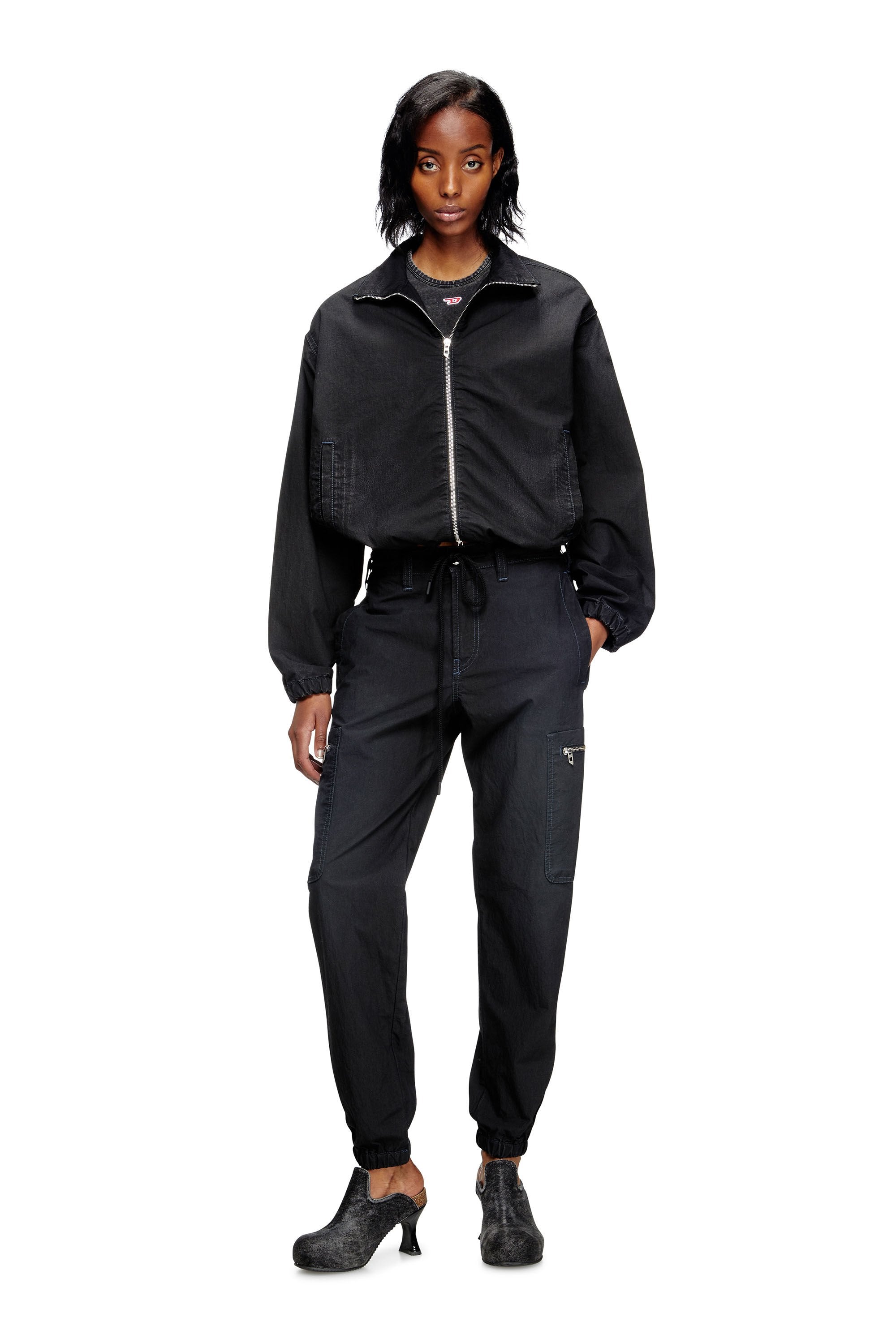 Women's Slim Jeans Black/Dark grey D-Lab JoggJeans®