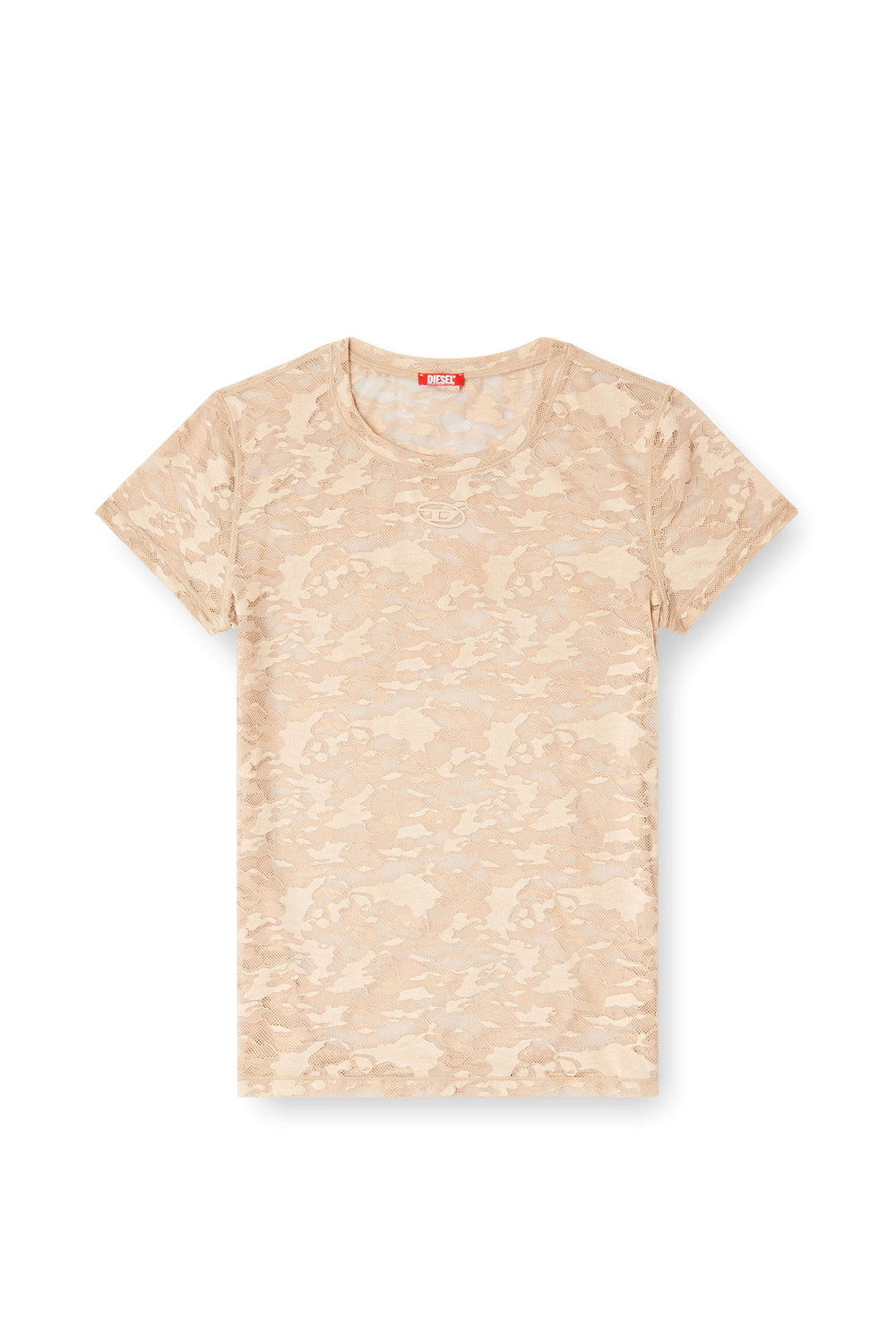 Women's Camo lace T-shirt Beige
