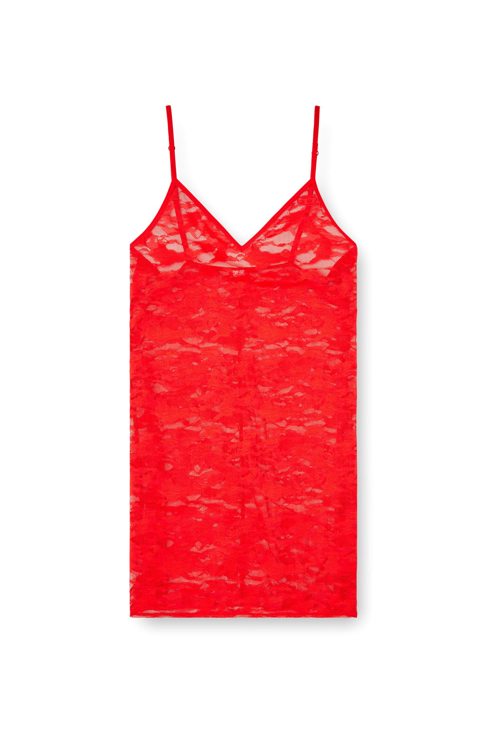 Women's Lace slip with adjustable straps Red