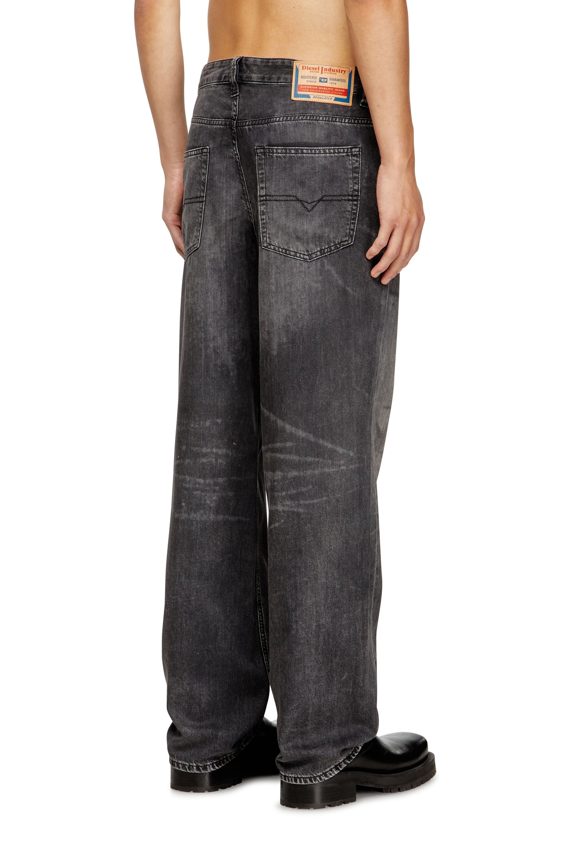 Men's Relaxed Jeans Black/Dark grey 2001 D-Macro