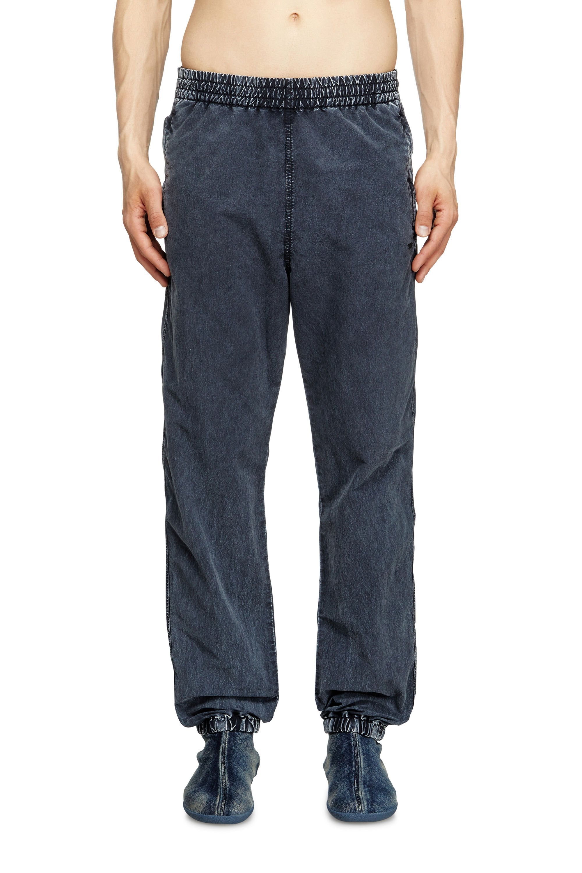 Men's Pants in recycled nylon taslan Blue