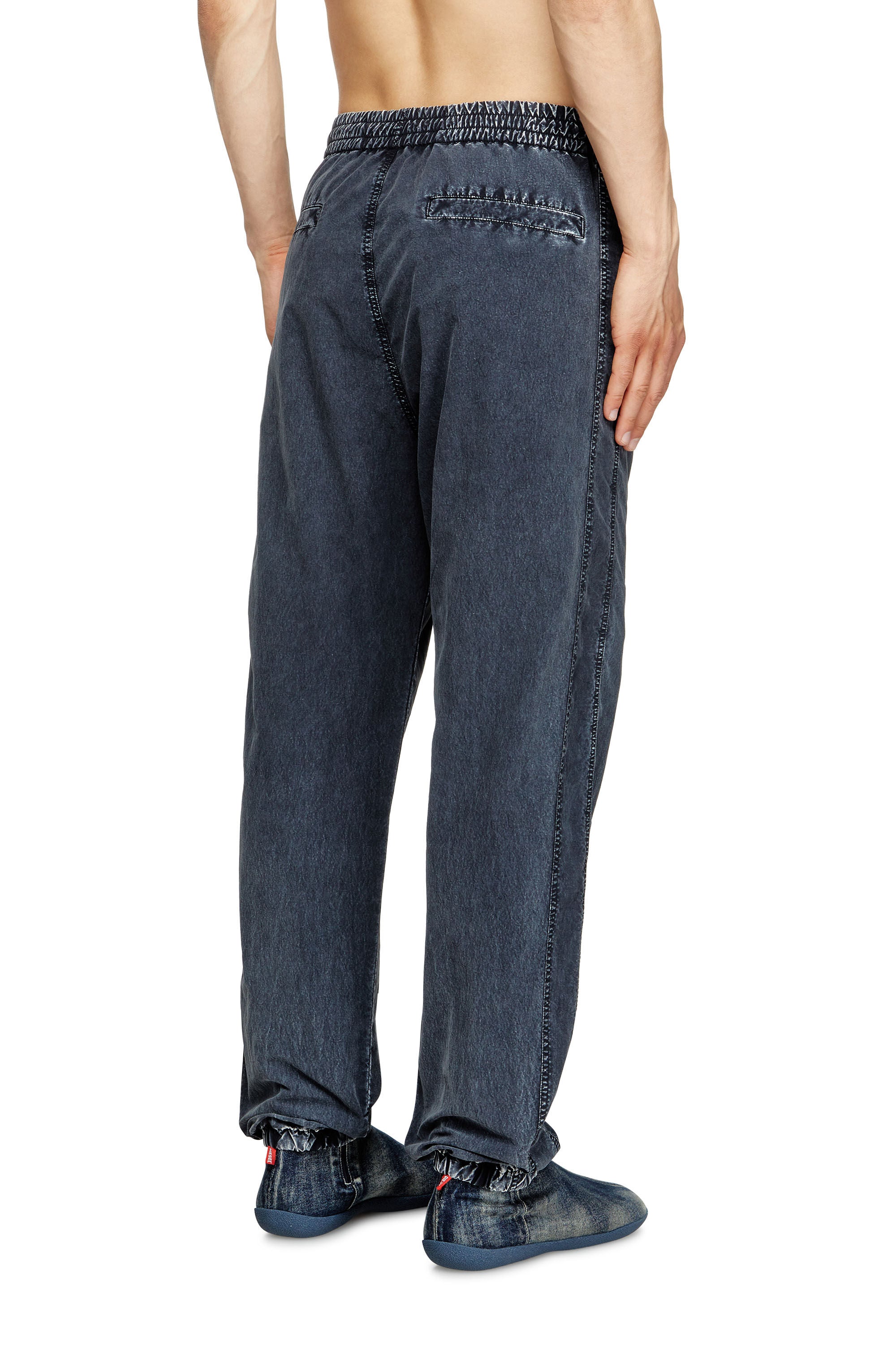 Men's Pants in recycled nylon taslan Blue