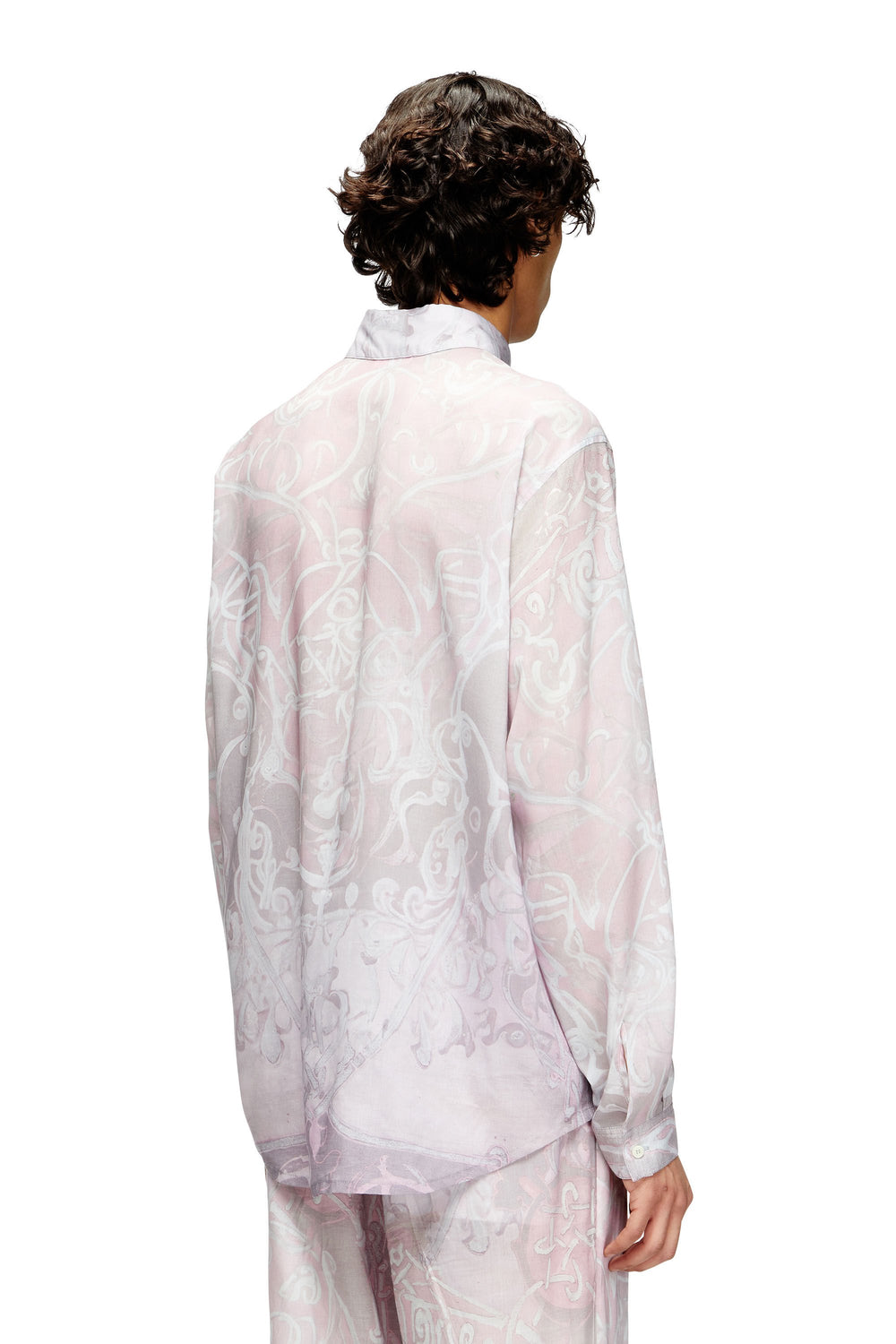 Women's Shirt with medieval print Pink