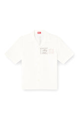 Men's Shirt with sword print White