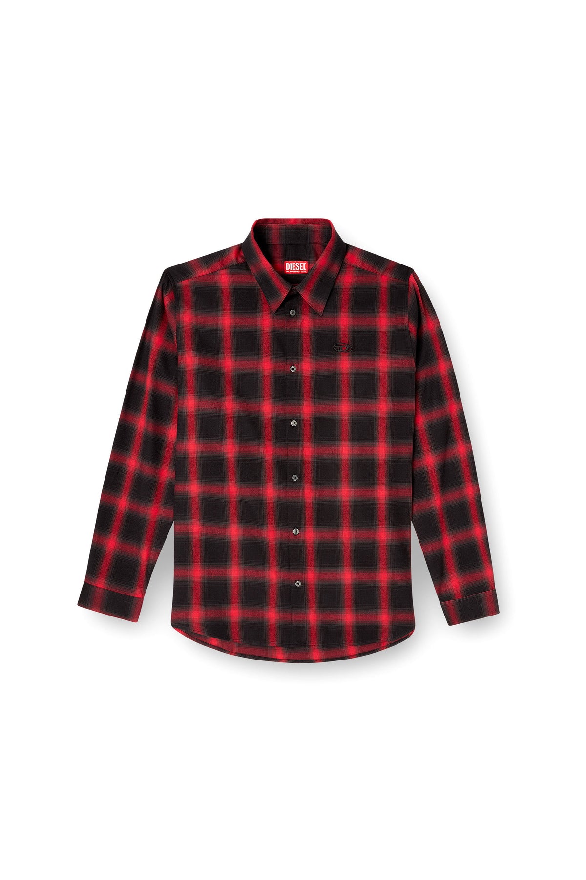 Men's Cotton shirt with embroidered logo Multicolor