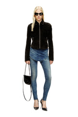 Women's Shirt-jacket in cotton corduroy Brown