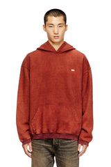 Men's Cotton hoodie with kangaroo pocket Brown