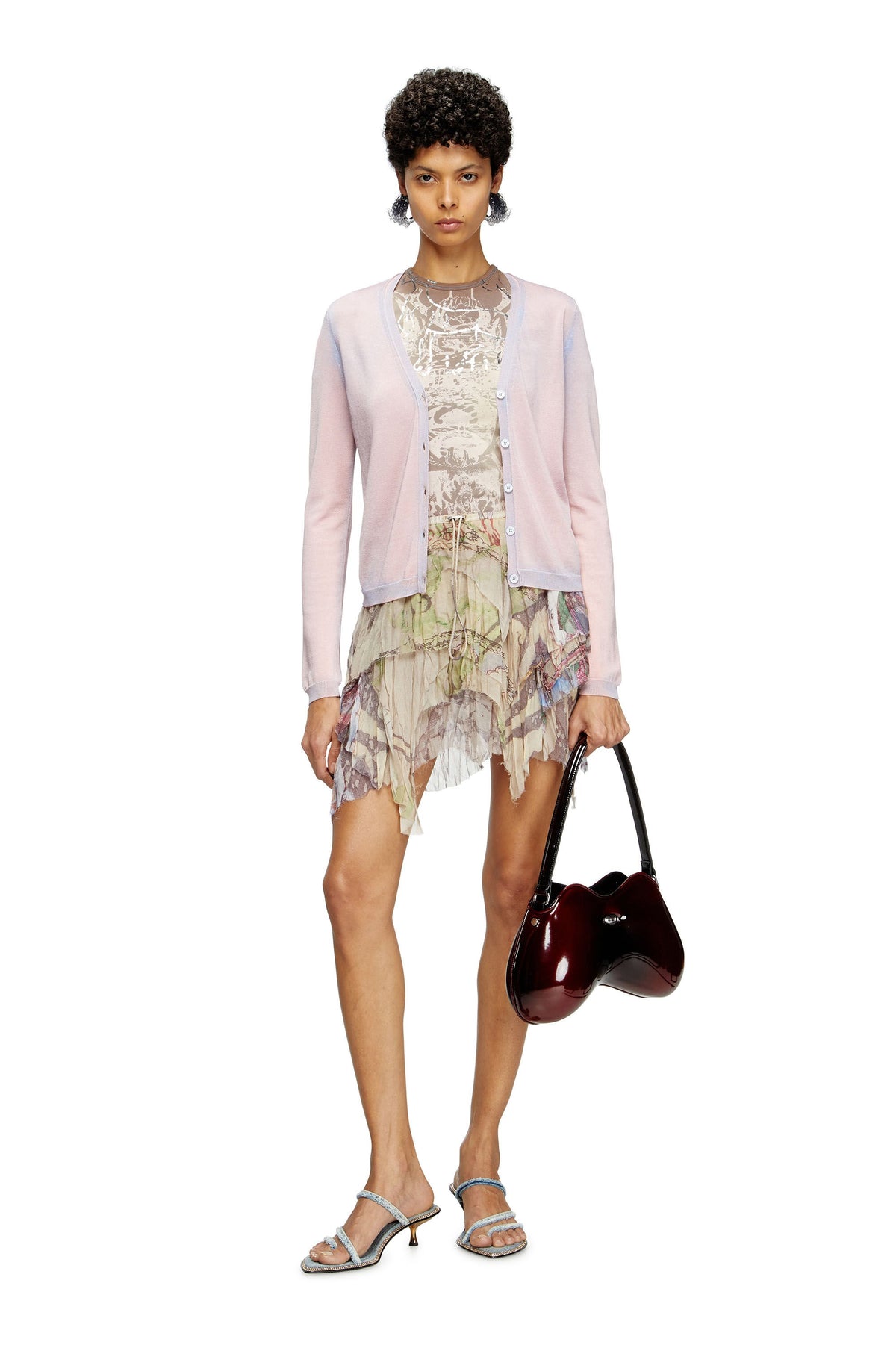 Women's Dégradé cardigan Pink