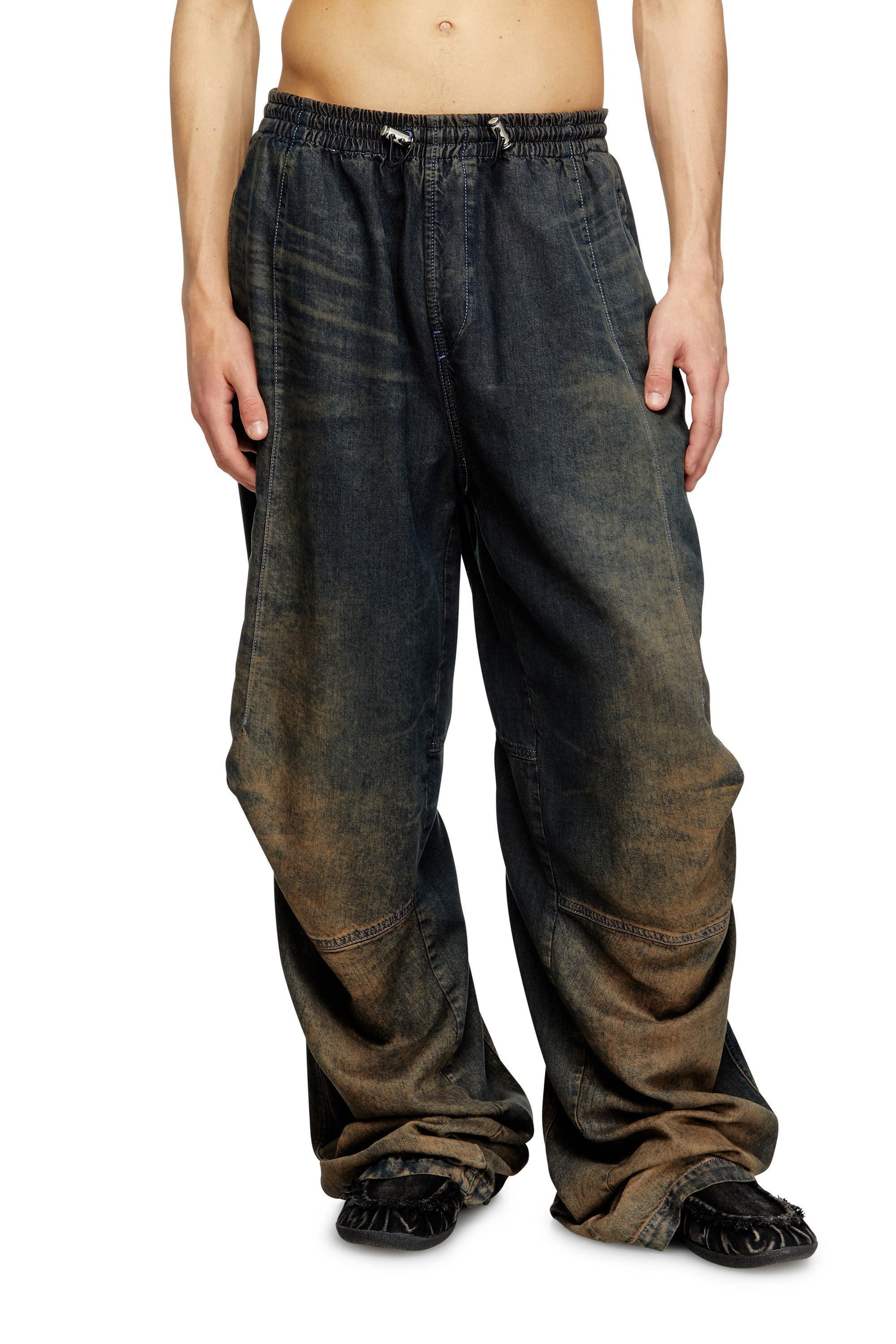 Men's Relaxed Jeans Dark Blue D-Pari