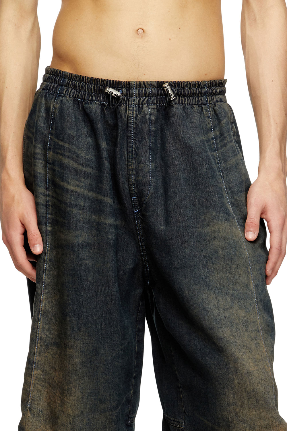 Men's Relaxed Jeans Dark Blue D-Pari