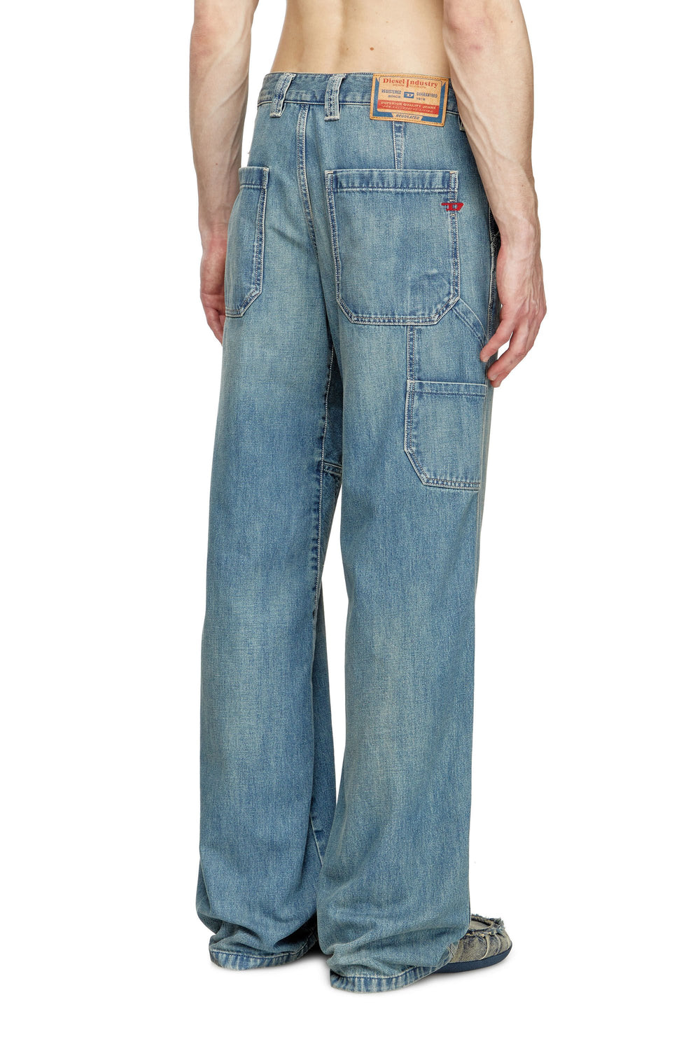 Men's Relaxed Jeans Light Blue D-Livery