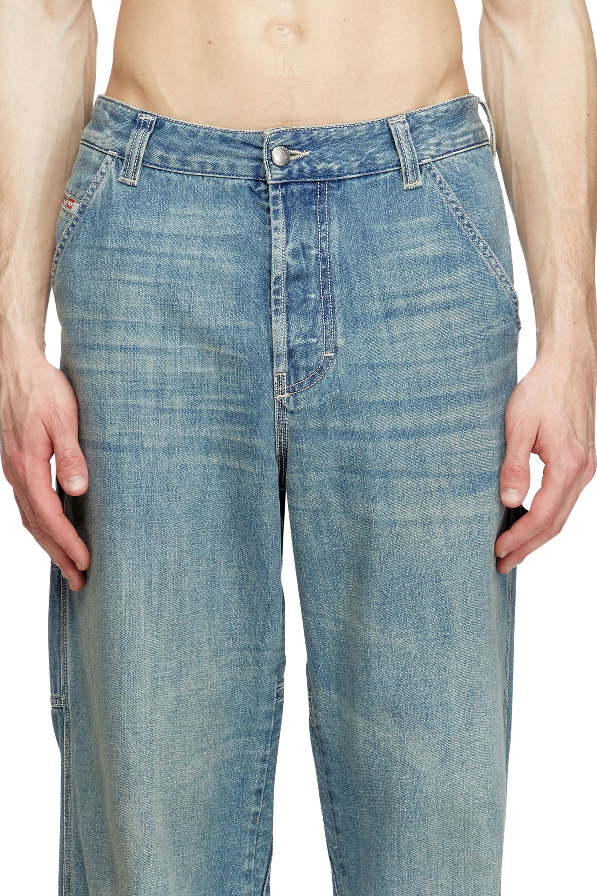 Men's Relaxed Jeans Light Blue D-Livery