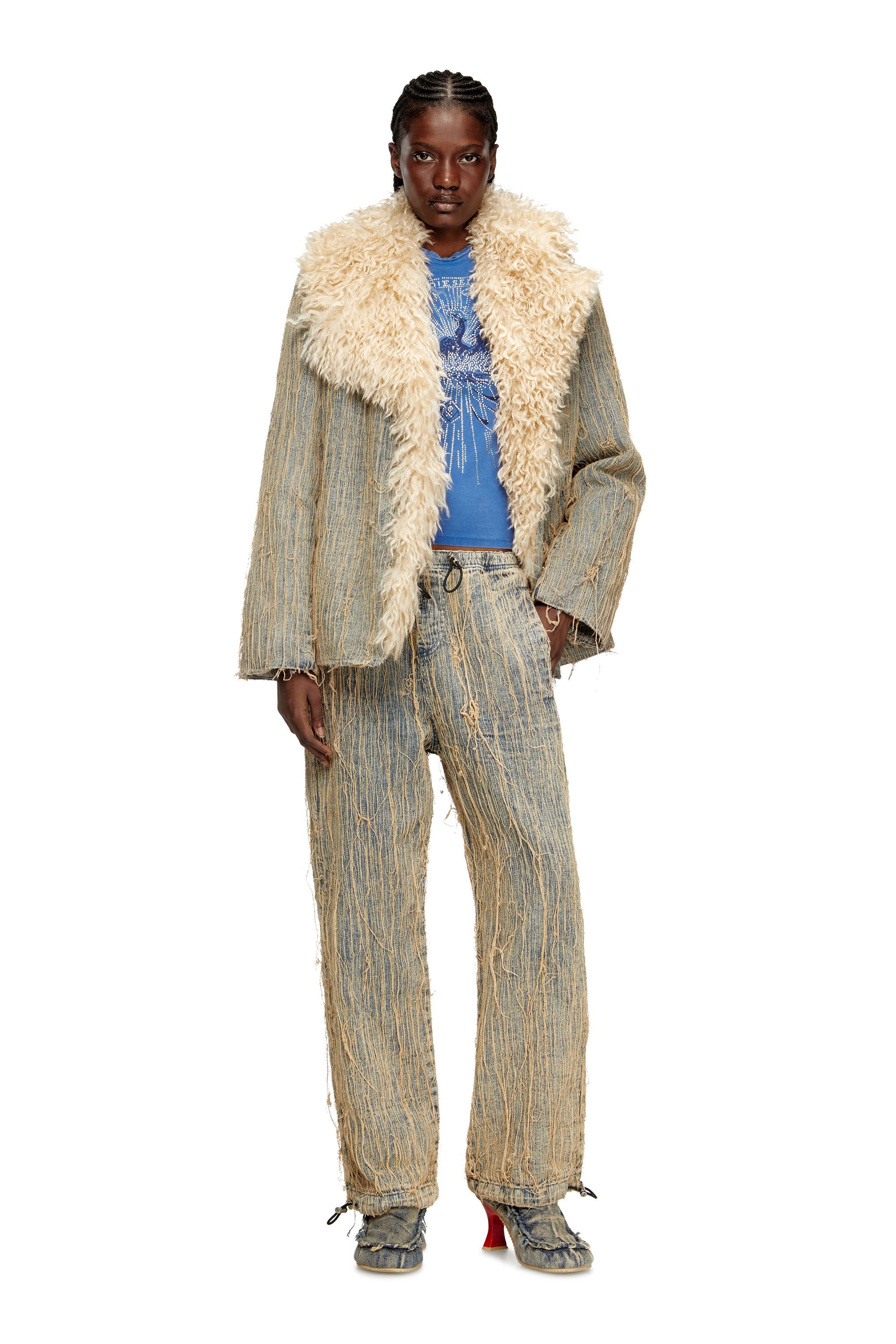 Women's Relaxed Jeans Medium blue D-Martial