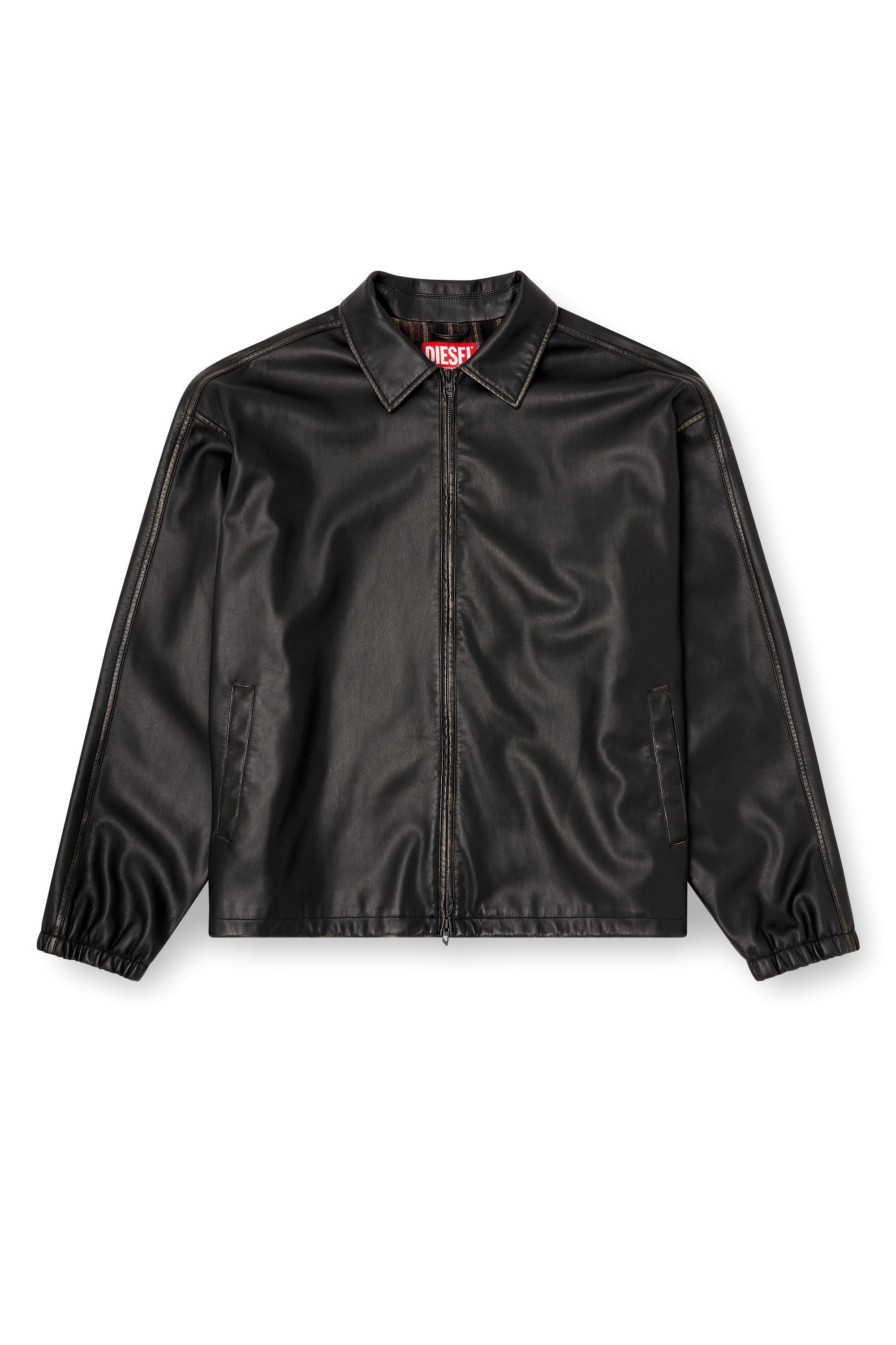 Women's Jacket in treated technical fabric Black