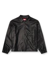 Women's Jacket in treated technical fabric Black