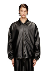 Women's Jacket in treated technical fabric Black