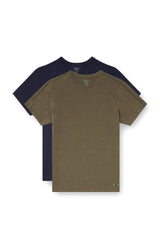 Men's 2-pack T-shirts in fluid jersey Multicolor