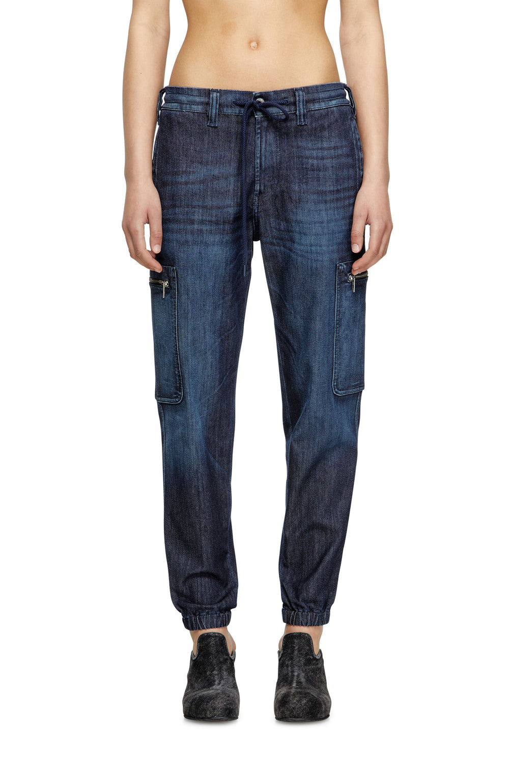 Women's Slim Jeans Dark Blue D-Lab JoggJeans®