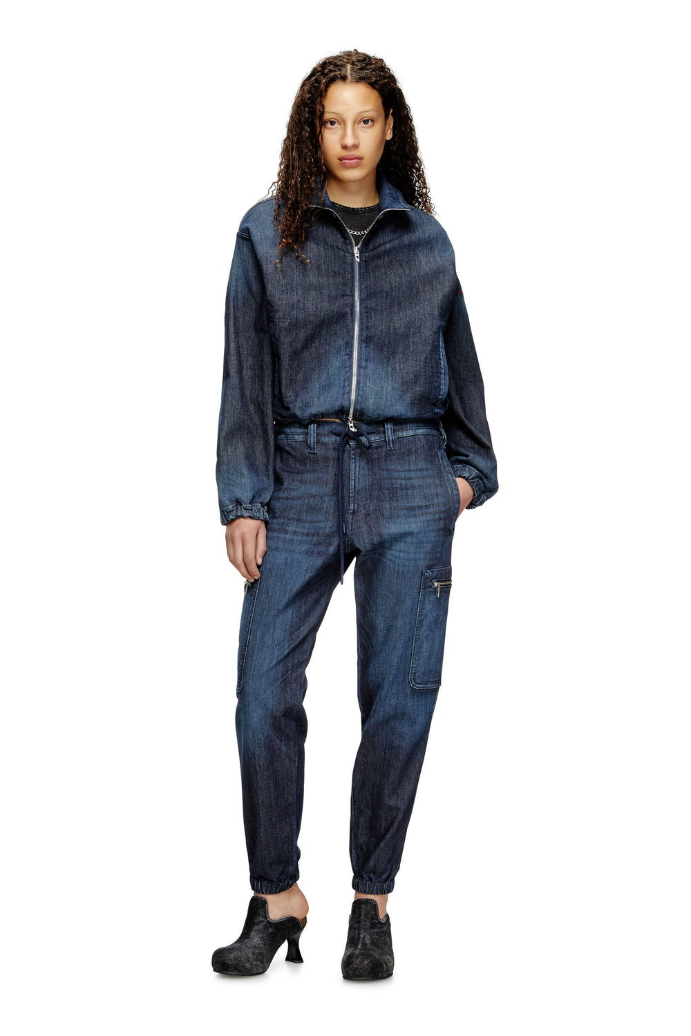 Women's Slim Jeans Dark Blue D-Lab JoggJeans®