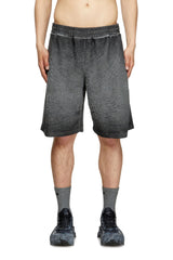 Men's Sweat shorts with phoenix devoré Grey