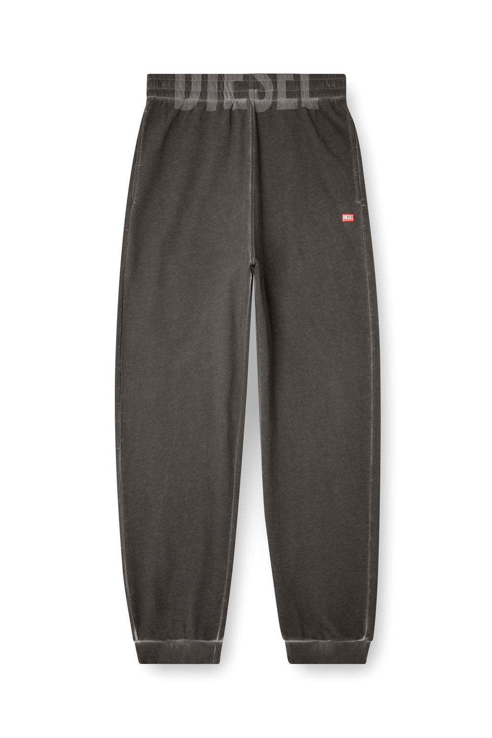 Men's Cotton joggers with drawstring waist Grey