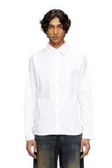 Men's Shirt with embroidered Oval D White