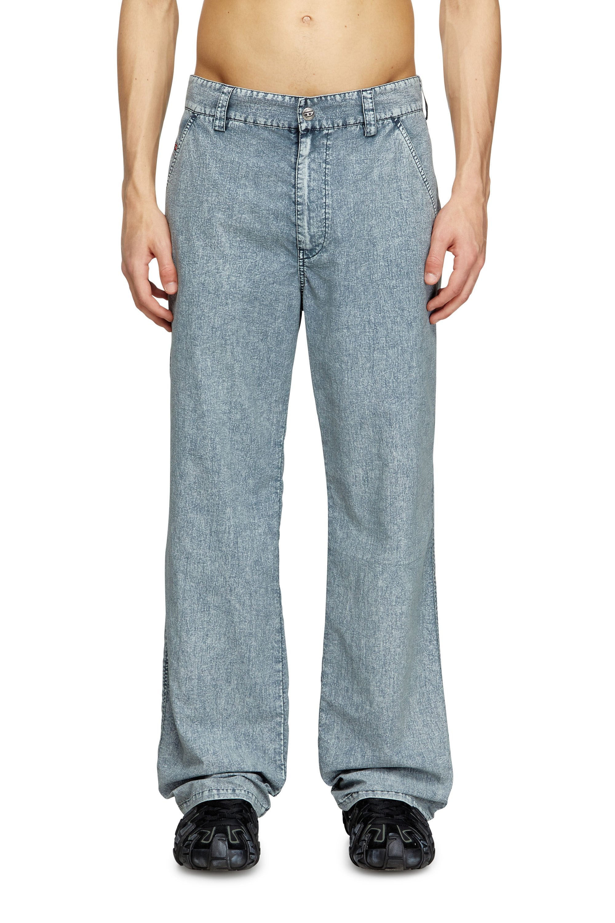 Men's Chino pants in recycled nylon taslan Blue